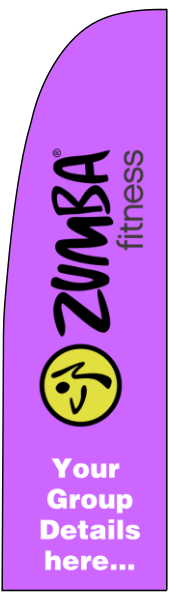 Zumba_Fitness_Flag_2 - design template - 1246