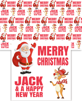 Christmas_Wrapping_Paper_4 - design template - 1401