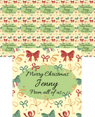 Christmas_Wrapping_Paper_5 - design template - 1403